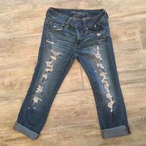 AEO Artist Crop super super stretch